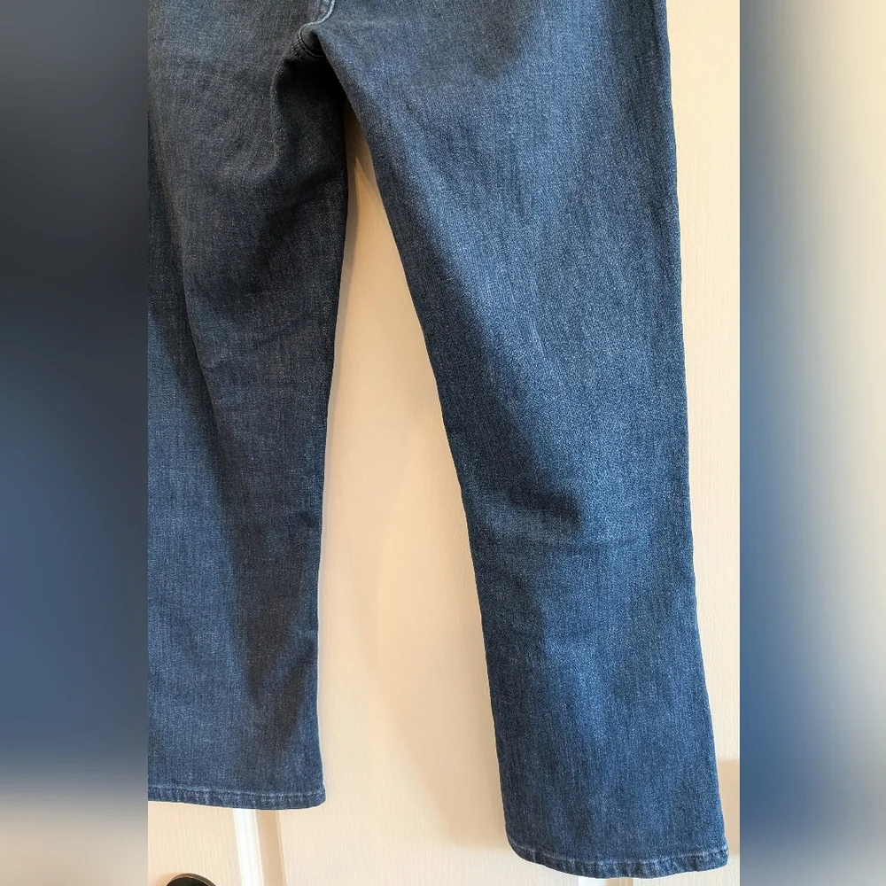 Anthropologie Maeve The Essential Slim High-Rise Straight Blue Jeans Size 28